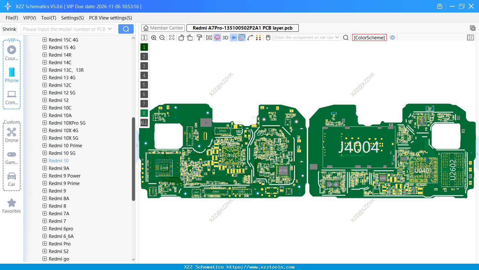 Redmi A7Pro-135100502P2A1 PCB Layer